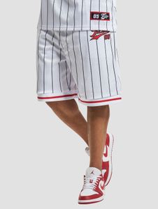 Comodi pantaloncini da uomo Fubu, bianco/rosso