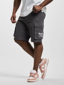 Pantalones cortos de verano para hombre Karl Kani de algodón, color gris.