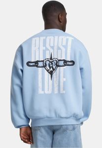 Sweat-shirt homme Karl Kani doux en coton, bleu clair