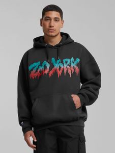 Sweat à capuche homme Soft Zoo York, 350 g/m², coton, noir