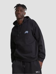 Sudadera con capucha Modern K1X | KICKZ para hombre, 300 g/m², de algodón negro.