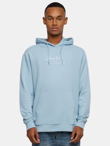Sudadera con capucha informal para hombre de Sean John, 350 g/m², algodón, azul claro.
