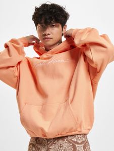 Sudadera informal con capucha para hombre Karl Kani de algodón, color naranja.