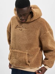 Casual Sean John men's hoodie with drawstring hood, beige