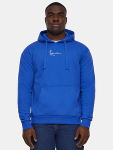 Sudadera con capucha cómoda para hombre de Karl Kani, 350 g/m², algodón, azul.