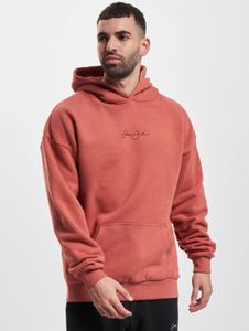 Sweat à capuche décontracté Sean John pour homme, en coton rouge.