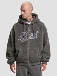Casual Karl Kani men's hoodie, grey