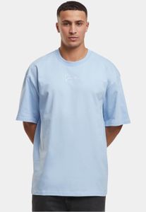 modernes Karl Kani Herren T-Shirt mit Baumwolle Hell-Blau