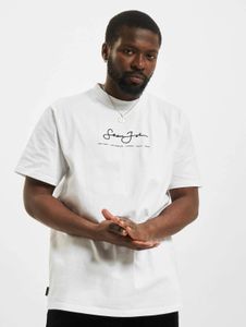 bequemes Sean John Herren T-Shirt 250 g/m² mit Baumwolle Weiß