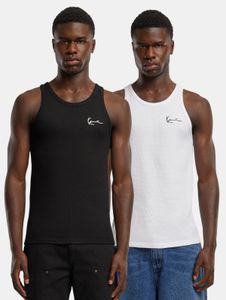 sporty Karl Kani men's T-shirt 220 g/m² with cotton black/white