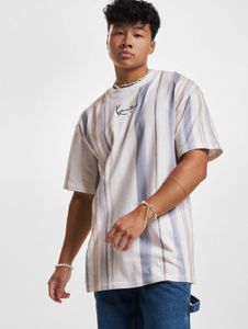 T-shirt da uomo moderna Karl Kani in cotone, bianca