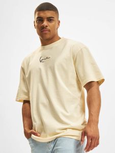 Comfortable Karl Kani men's T-shirt, 220 g/m², cotton, beige