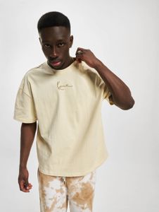 Casual Karl Kani men's T-shirt, 300 g/m², cotton, beige