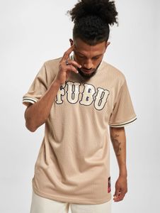 Modern Fubu men's T-shirt, mesh, beige