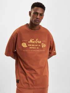 sportliches New Era Herren T-Shirt Braun