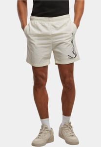 leichte Karl Kani Herren Shorts 75 g/m² Ecru-Weiß