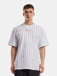 bequemes Karl Kani Herren T-Shirt mit Baumwolle Weiß