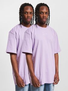 Camiseta moderna de hombre Karl Kani de algodón, color morado.