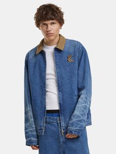 bequeme Karl Kani Herren Jeans mit Baumwolle Blau