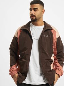 stylische Sean John Herren Jacke Reißverschluss Taschen Braun