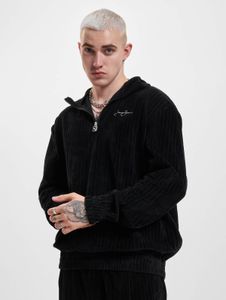 lässige Sean John Herren Übergangs-Jacke aus weichem Samtmaterial Freizeit-Jacke Schwarz