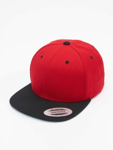 cool Flexfit unisex cap 382 g/m² red/black