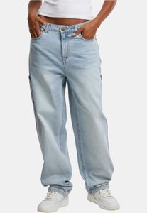 Stylish Karl Kani women's jeans with cotton, light blue