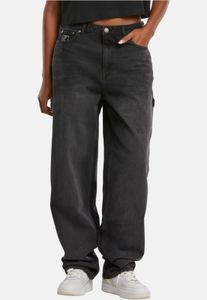 Comfortable Karl Kani women's jeans with cotton, black