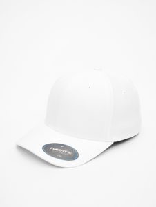 lässige Flexfit Herren Cap Stretch gesteppt 327 g/m² Weiß
