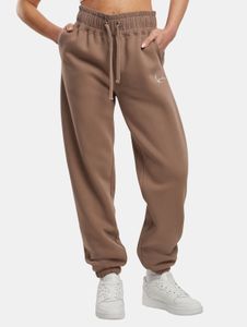 Pantaloni da donna moderni Karl Kani in cotone, marroni
