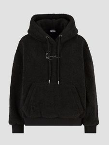 bequemer Karl Kani Damen Hoodie 420 g/m² Schwarz