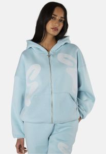 Comfortable Felicious women's sweatshirt with cotton, blue