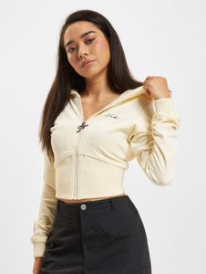 bequemer Fubu Damen Hoodie Stretch 270 g/m² Ecru-Weiß