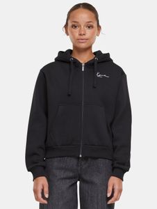 Felpa con cappuccio moderna da donna Karl Kani, 350 g/m², cotone, nera