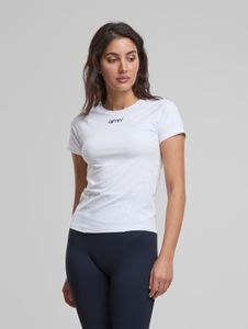 lässiges aim'n Damen T-Shirt Stretch Weiß