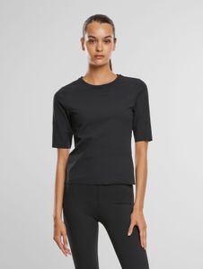 vielseitiges aim'n Damen Polo-Shirt Stretch Schwarz