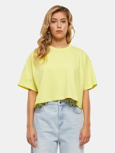 lässiges Karl Kani Damen T-Shirt 220 g/m² mit Baumwolle Gelb
