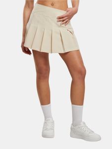 Stylish Karl Kani women's dress, stretch fabric, 219 g/m², beige
