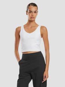 brassière extensible blanche Soft Aim'n pour femme