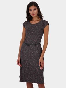 Vestido de mujer moderno de Alife and Kickin con algodón, color antracita.