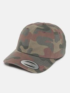 Gorra unisex Flexfit moderna con estampado de camuflaje de algodón.
