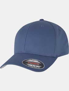 Gorra informal unisex Flexfit elástica acolchada de 269 g/m² azul