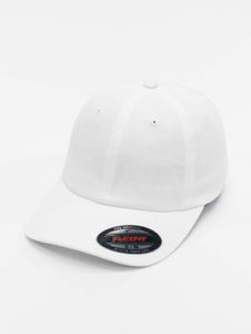 lässige Flexfit Herren Cap Stretch mit Baumwolle Weiß