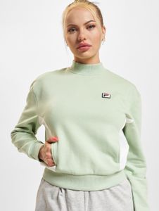 Comfortable FILA women's sweatshirt with cotton, pastel green