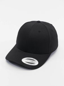 Casquette unisexe Flexfit sportive en coton, noire