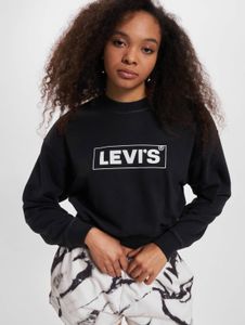 weiches LEVI´S Damen Sweatshirt mit Baumwolle Schwarz