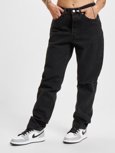 stylische LEVI´S Damen Jeans Straight Fit mit Baumwolle Schwarz
