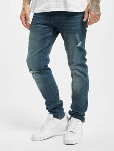 Jeans ajustados elásticos para hombre Comfortable Denim Project con algodón, color azul