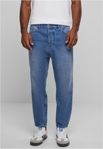 Pantalones vaqueros casuales de hombre de primera calidad, talla 2Y, con cremallera, de mezclilla con algodón, color azul.