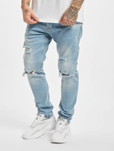 lässige 2Y Premium Herren Jeans Skinny Fit mit Baumwolle Blau
